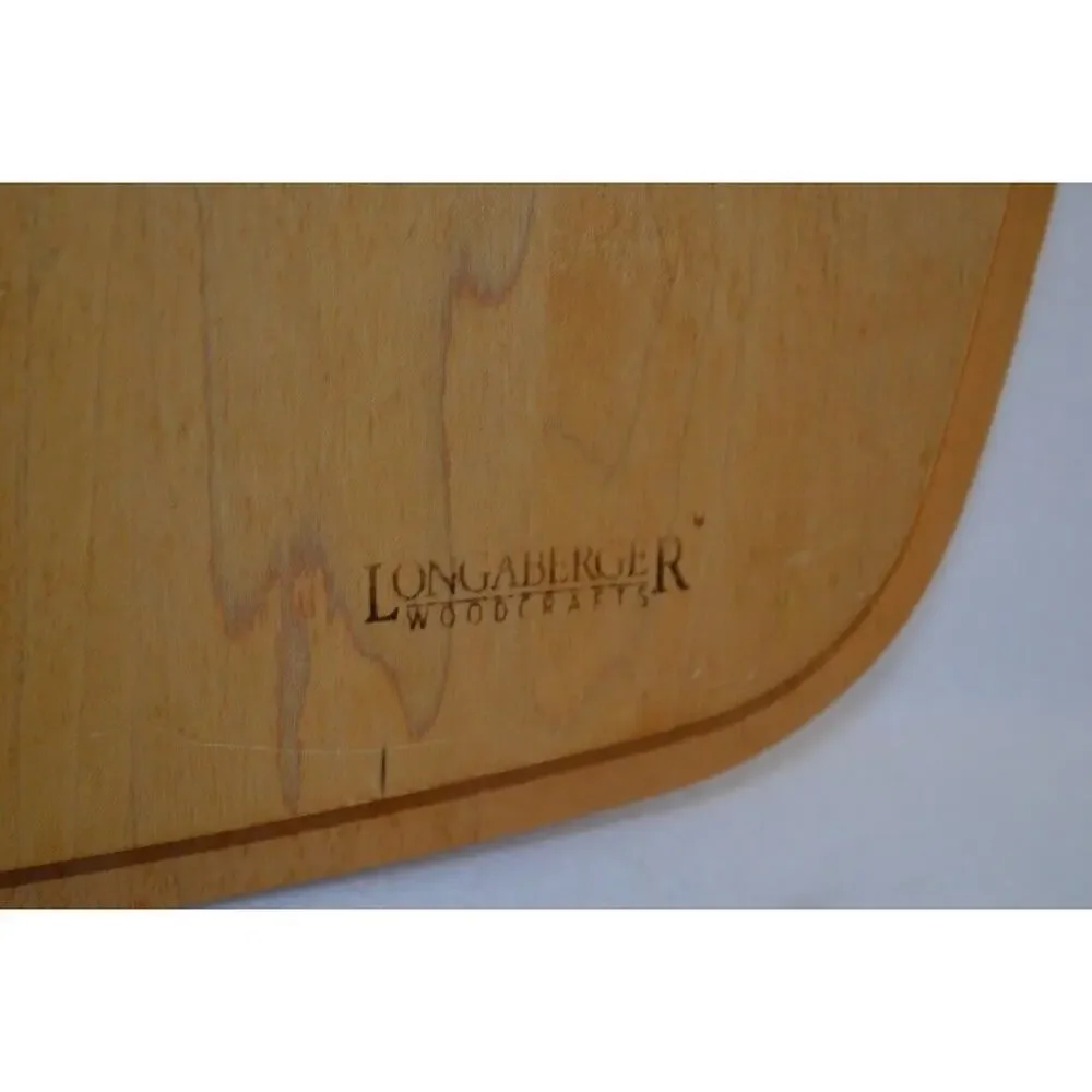 Longaberger Christmas Horn and Holly Wood‎ Lid ONLY 15 3/4